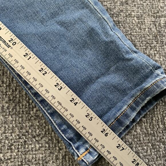 NWT Levi's Girlfriend Overalls Stretch Slim Fit Youth Girls Size 12 Regular - Picture 11 of 16